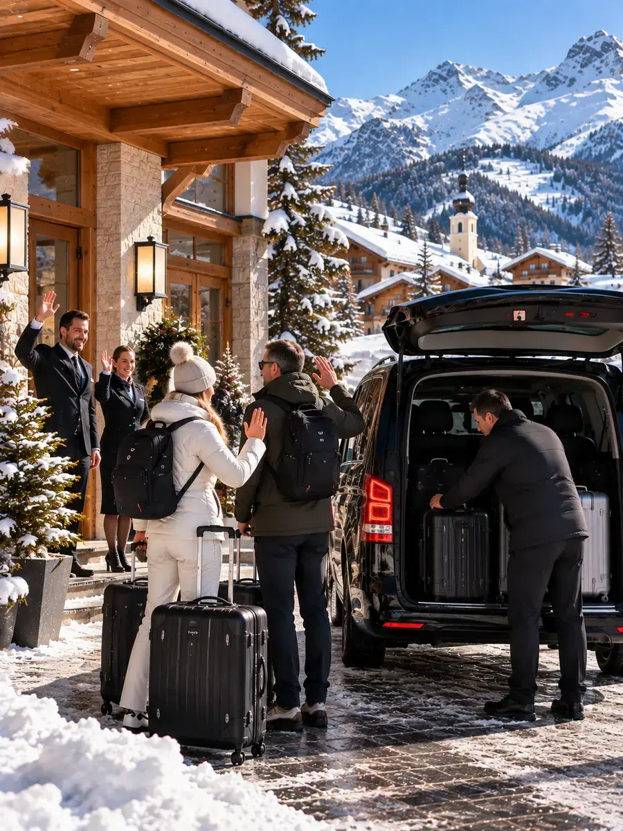 Lech to Zurich Airport Return Transfer Private return transfer from Lech am Arlberg to Zurich Airport with Alpinum Taxi