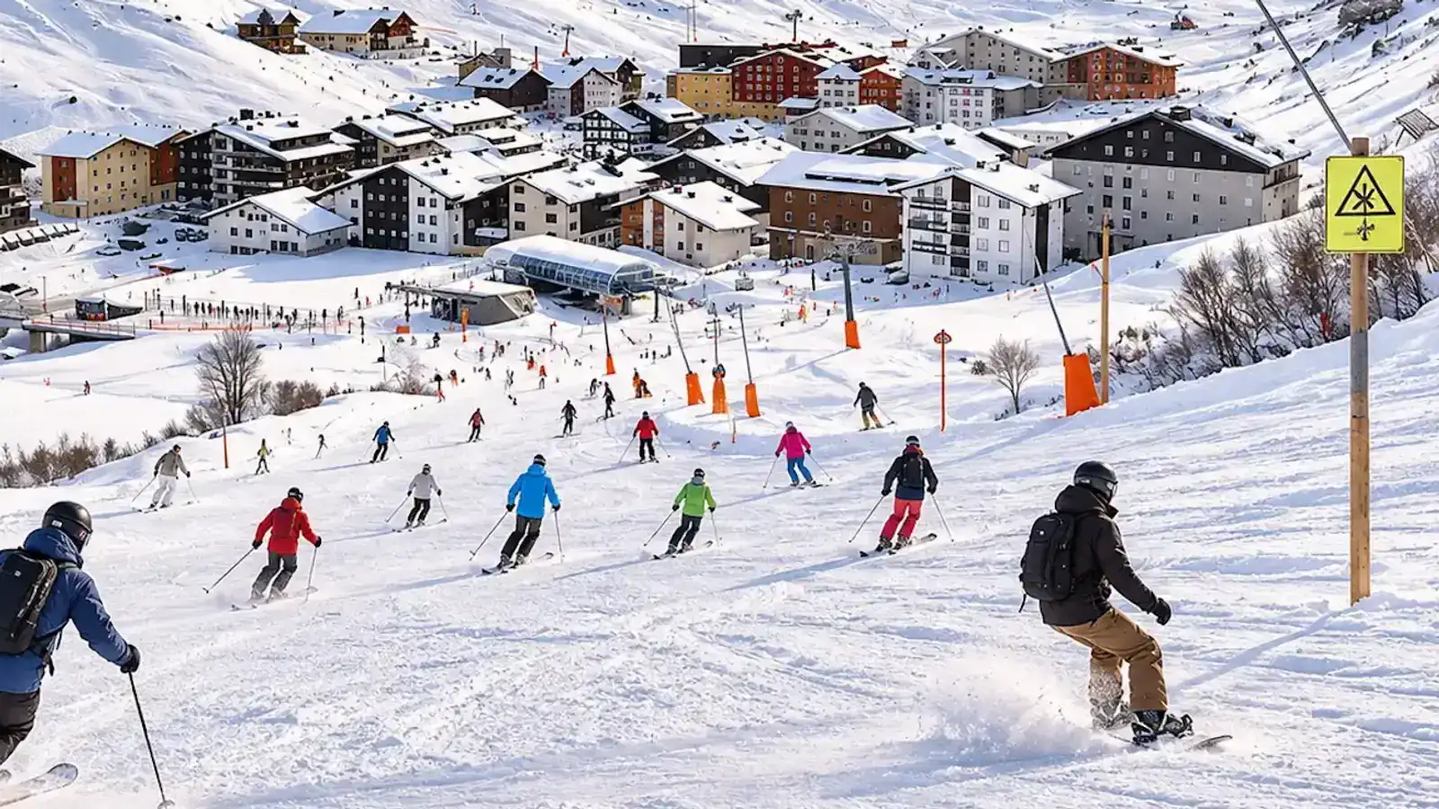 Zürs to Memmingen Airport Transfer Zürs am Arlberg in winter — Alpinum Taxi private door to door airport transfer